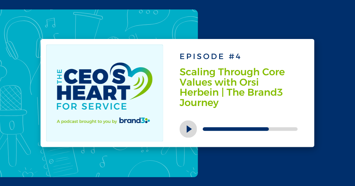 Scaling Through Core Values with Orsi Herbein | The Brand3 Journey, Episode #4
